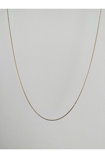 Alexis Carrel Unisex Thin Steel Necklace, Cobra Chain Necklace