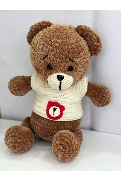 Handmade El Yapımı Kahverengi Peluş Ayıcık