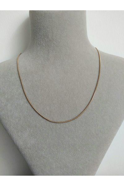 Alexis Carrel Unisex Thin Italian Snake Model Steel Necklace