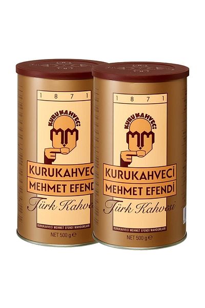 Mehmet Efendi قهوة تركية 2 × 500 جرام - علبة