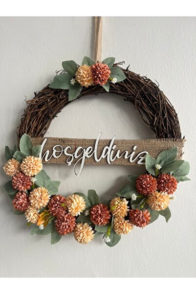 Yeşil Atölye Kapı süsü kapı çelengi ev dekor