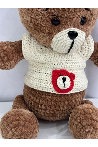 Handmade El Yapımı Kahverengi Peluş Ayıcık