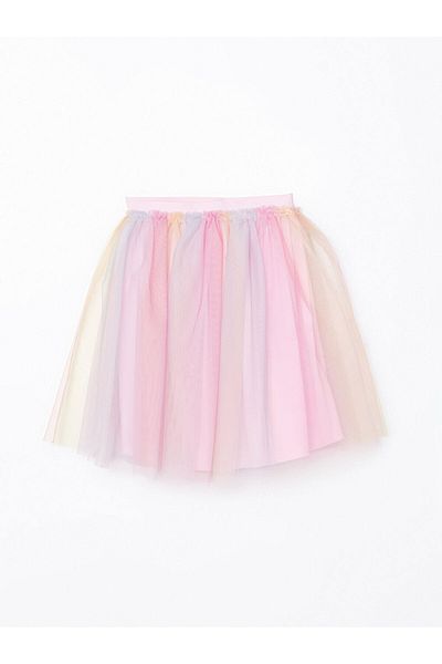 LC Waikiki Girl's Tutu Skirt with Elastic Waist