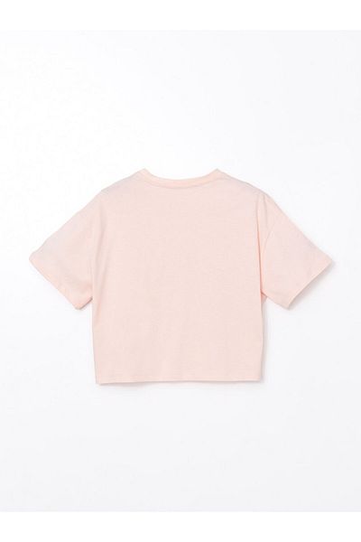 LC Waikiki New Season Crew Neck Girls Crop T-Shirt - S56466Z4