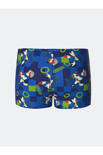 LC Waikiki Costum de baie boxer pentru băiat cu imprimeu sonic LCW Kids