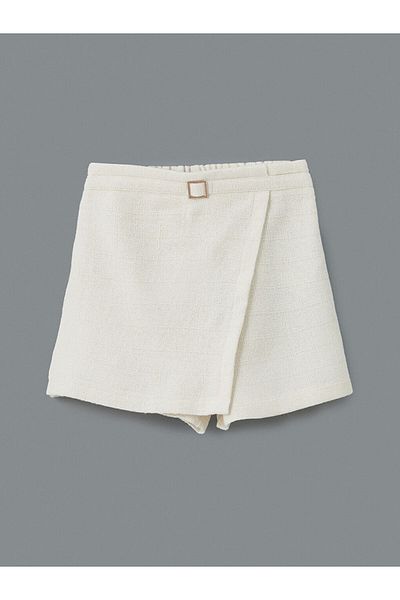 LC Waikiki LCW Kids Tweed Mädchen Shorts Rock mit elastischem Bund