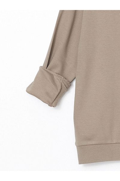 LC Waikiki Tricou pentru băiat LCW Kids maro cu gât crew