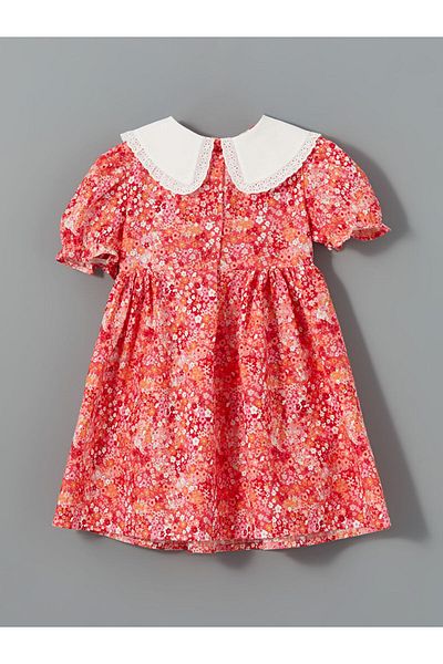 LC Waikiki Lcw Kids Floral Linen Blended Girls' Dress