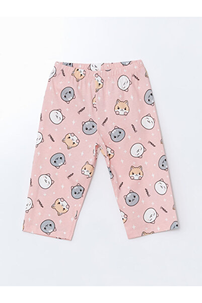 LC Waikiki LCW Kids Bisiklet Yaka Kız Çocuk Pijama Takım