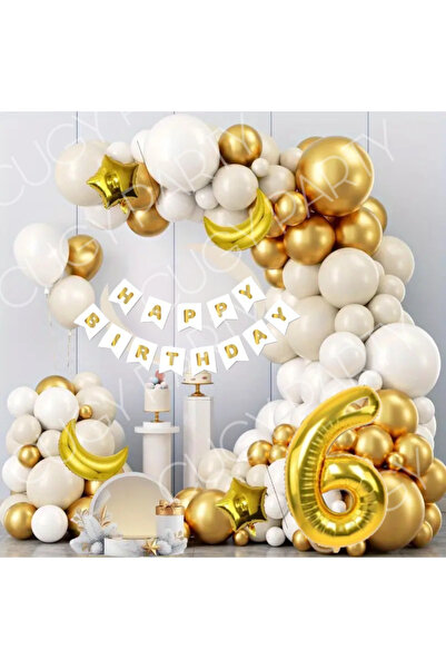 CUGY AY YILDIZ KONSEPT GOLD KUM BEJİ RENK YAŞ SEÇENEKLİ DOĞUM GÜNÜ YENİ DOĞAN...