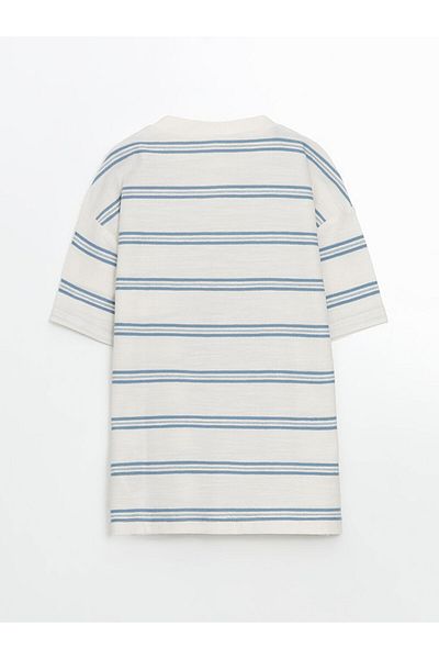 LC Waikiki Lcw Kids Judge Collar Striped Boys T-Shirt