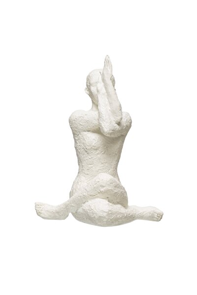 Warm Design Dekoratif Oturan Yoga Kadın Objesi