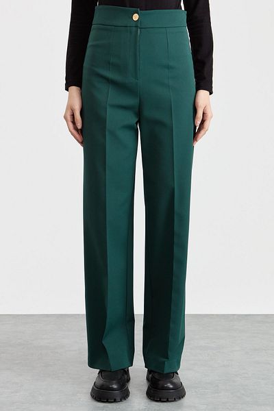 Nihan Iron Trace Trousers Green