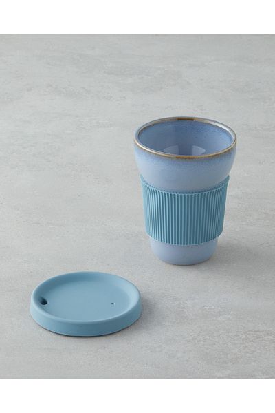 English Home Blue Good Mood Chic Porțelan 350 ml Cană de băut