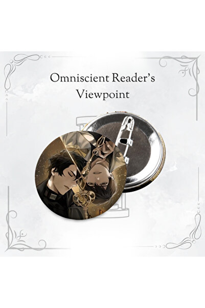 Isekai Omniscient Reader's Viewpoint Kim Dokja ve Yoo Joonghyuk Anime Rozet (...