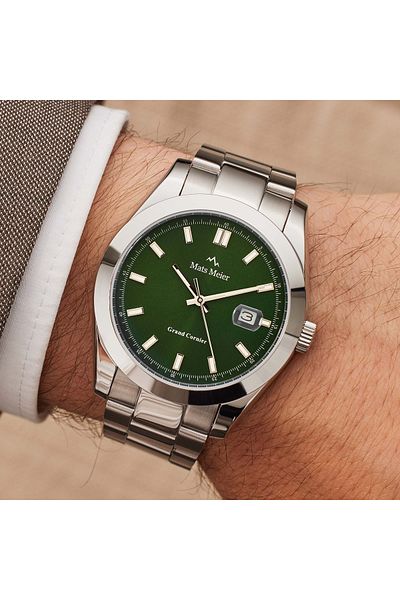 Mats Meier Grand Cornier Herren Uhr Silber Mm00516