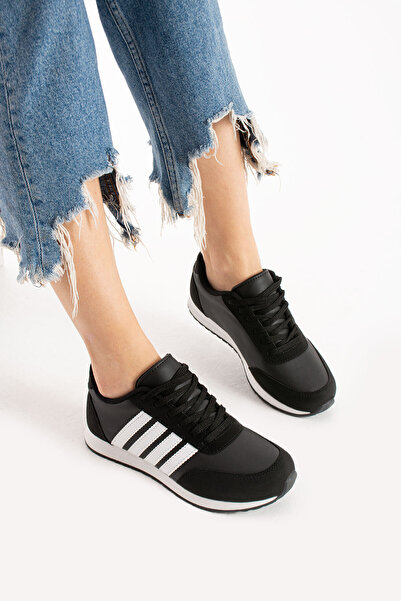 Archi GÜNLÜK SNEAKER UNİSEX ÇİZGİLİ GÜNLÜK RAHAT KALİTELİ KONFORLU BAĞCIKLI SNEAKER SPOR AYAKKABI