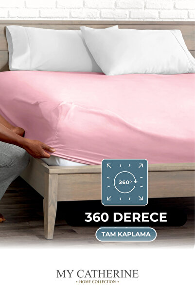 My Catherine Fitted Sheet 100% Cotton Single and Double - Combed Cotton Fabric Luxury Comfort Softness and Durability