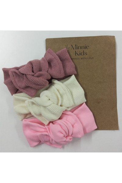 MinnieKids Set of 3 Ribbed Bandanas