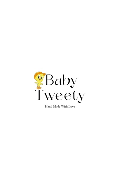 Baby Tweety Rib Baby Girl Bandanas - 3-Piece Handmade