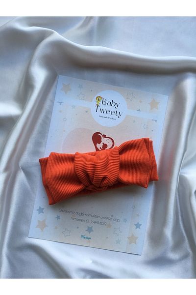 Baby Tweety Handmade Ribbed Baby Girl Bandana