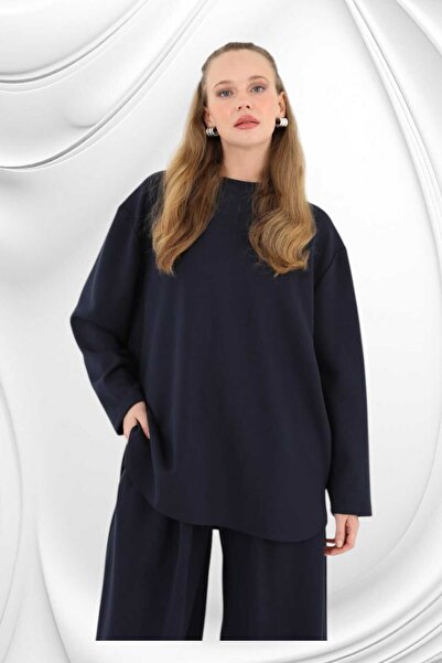 Puane Women's Scuba Fabric Double Suit with Leg Detail