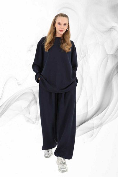 Puane Women's Scuba Fabric Double Suit with Leg Detail