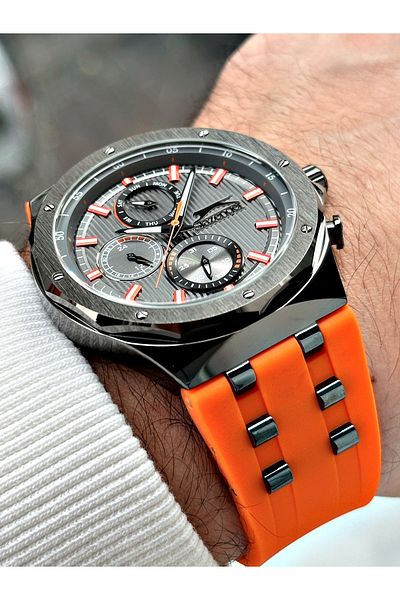 Slazenger Custom Design Function 5 Atm Waterproof Silicone Band Men's Wristwatch 2218