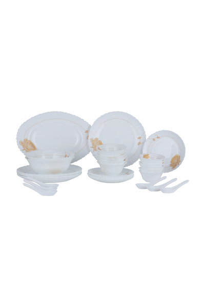 ROYALFORD 33 Piece Classic Opalware Dinner Set- RF12470