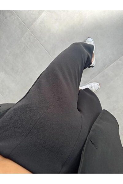 Paw Garage Παντελόνι μπαλόνι χωρίς ζώνη 4 εποχών - ύφασμα κρεπ, πλήρες ελαστικό ύφασμα