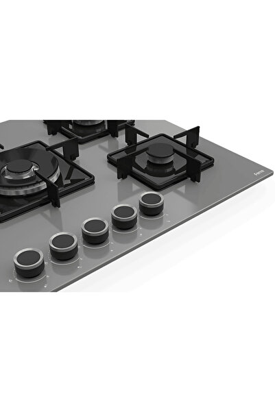 Ferre SS038 75 cm Ankastre Ocak Gri