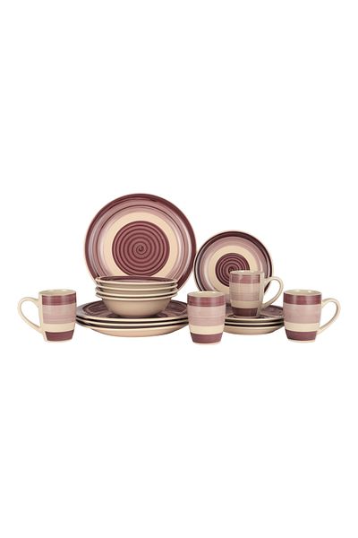 ROYALFORD 16 Piece Stoneware Dinner Set- RF12412