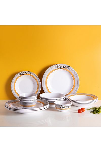 ROYALFORD 20 Piece Melamine Ware Dinner Set- RF7437