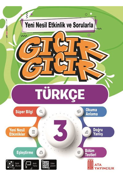 Ata Yayıncılık 3. Sınıf Gıcır Gıcır Türkçe