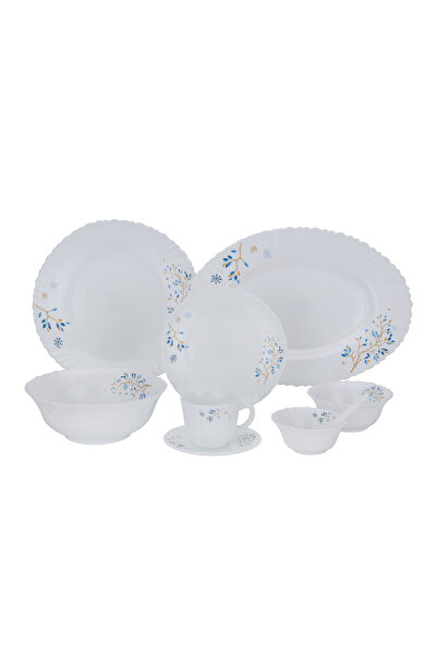 ROYALFORD RF10202 50Pcs Opalware Dinner Set, Assorted Design