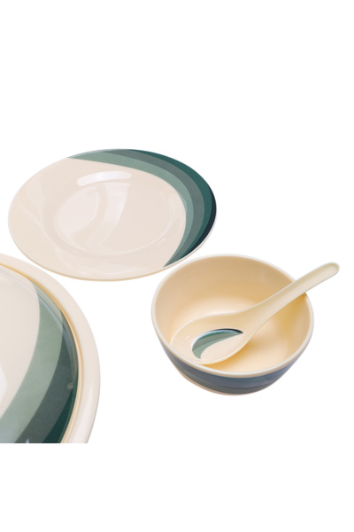 ROYALFORD 64 Piece Melamineware Dinner Set- RF8103