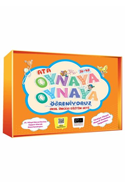 Ata Yayıncılık Ata Oynaya Oynaya Öğreniyoruz Eğitim Seti 3-4  Yaş