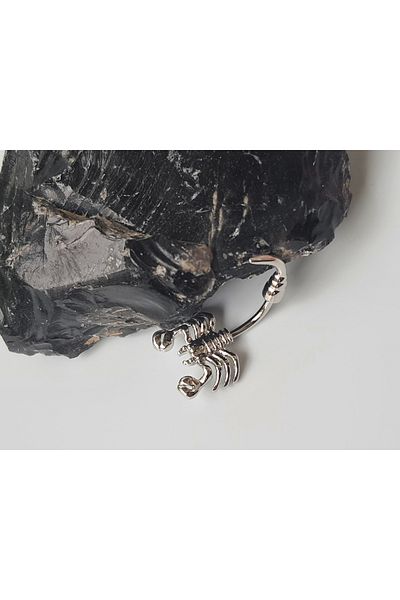 kurukafagift Steel Scorpion Belly Piercing