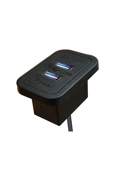 Mahmayi Desktop Socket with USB A/C Port For Office Home and Meeting Room - Black