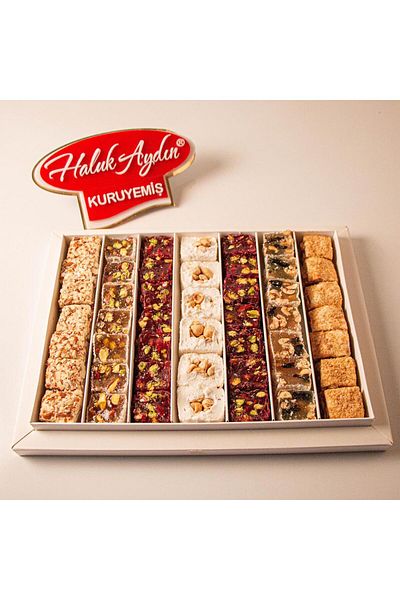 HALUK AYDIN KURUYEMİŞ Haluk Aydın Nuts Gourmet Mixed Turkish Delight 1200 Gr