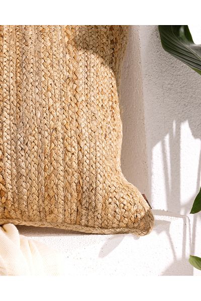 Madame Coco Louvre Throw Pillow Cover - Natural - 50X50 cm