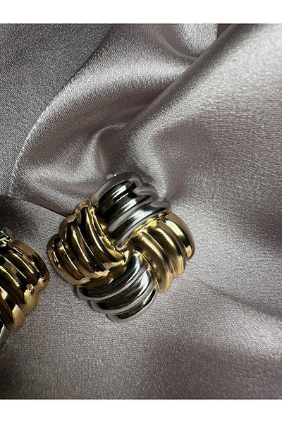 Pao Rosa steel hailey earrings