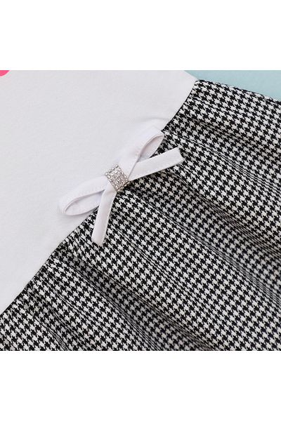 WANEX Short Sleeve Girl's Dress - 42441 - Black