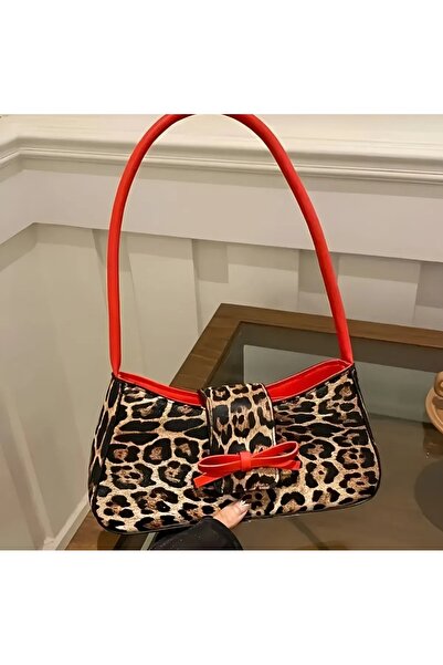 Pelin Boutique Y2K Leopar desen çanta
