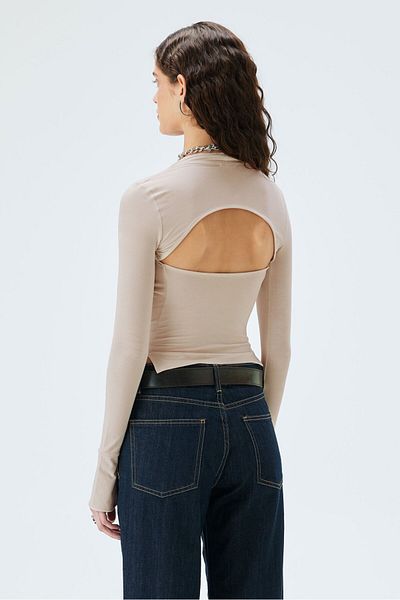 IAMNOTBASIC Beige Samantha Top
