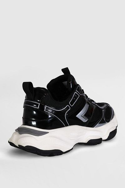 Lufian Ανδρικά αθλητικά παπούτσια Jones Black Casual Sneaker 112230203