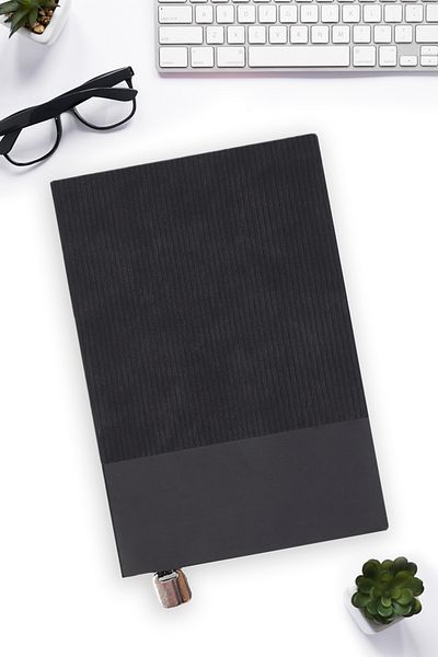 Trendmiya Copertă flexibilă Notebook negru