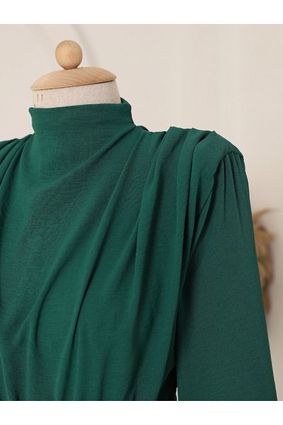 Modamorfo Ayrobin Jumpsuit - Skirt Detailed and Padded, Emerald