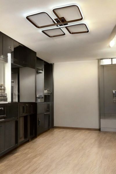 LEGACY Specula Modern Design Brown Color Dining Table Top - Kitchen - Living Room White Light Led Chandelier