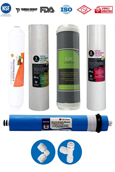 Yaman Group Water Technology Yaman Group 5 Li Su Arıtma Filtre Seti Açık Kasa...